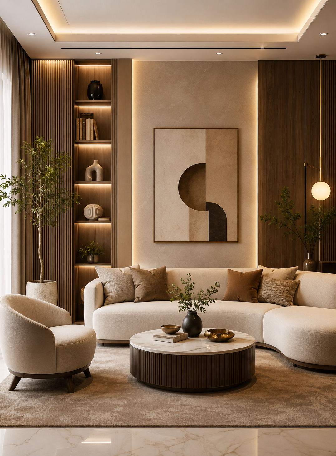 Interior layout planning and 3D design by Shivansh Square